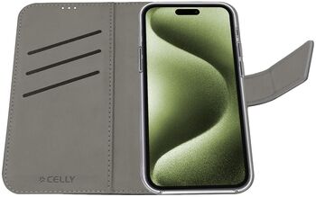 Celly Wally iPhone 17 símaveski - Svart