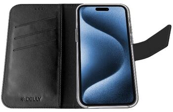 Celly Wally iPhone 17 Pro Max Magsafe símaveski - Svart