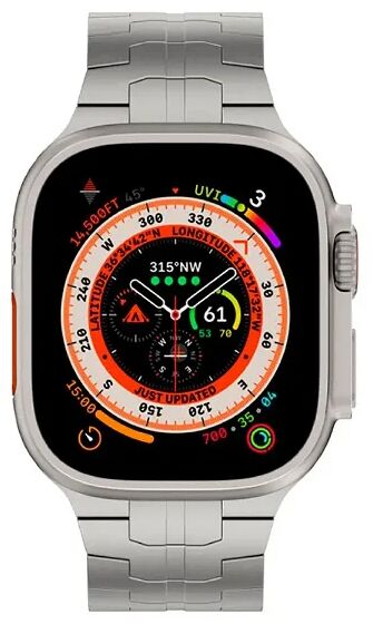 Just Mobile títaníum ól fyrir Apple Watch Ultra