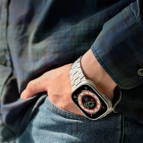 Just Mobile títaníum ól fyrir Apple Watch Ultra