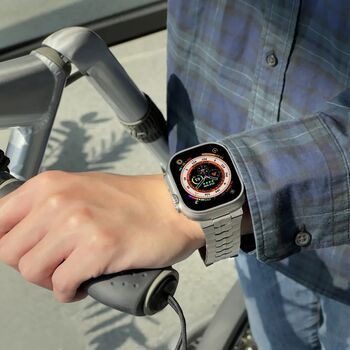 Just Mobile títaníum ól fyrir Apple Watch Ultra