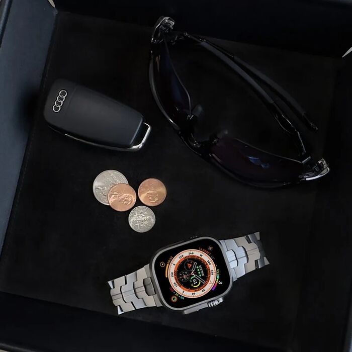 Just Mobile títaníum ól fyrir Apple Watch Ultra