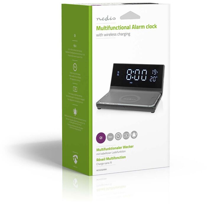 Nedis Q20 vekjaraklukka 