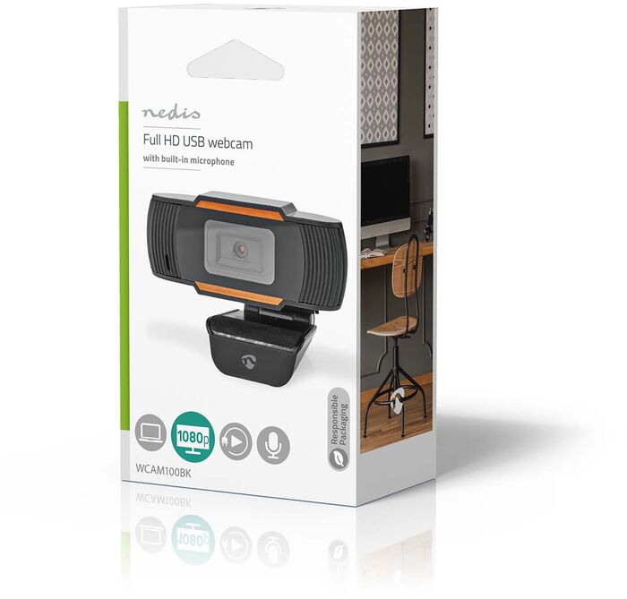 Nedis vefmyndavél FHD 