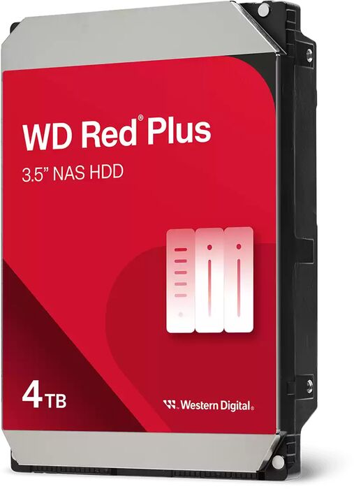 WD Red Plus NAS HDD  - 4 TB