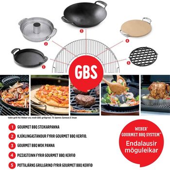 Weber gasgrill Genesis E-315 - Svart