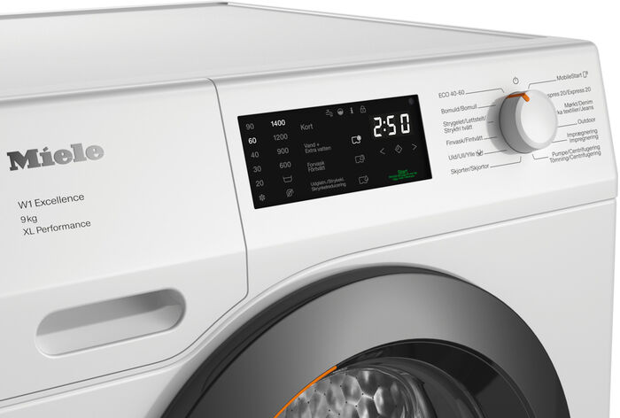 Miele W1 Excellence þvottavél WED174WCSNDS - Hvít