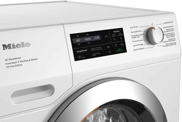 Miele W1 Excellence þvottavél WEI895WCS - Hvít
