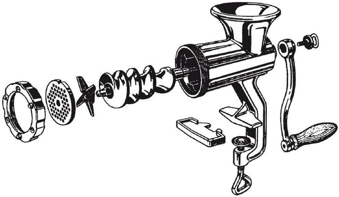 Westmark smákökuform f. Kitchenaid hakkavélar