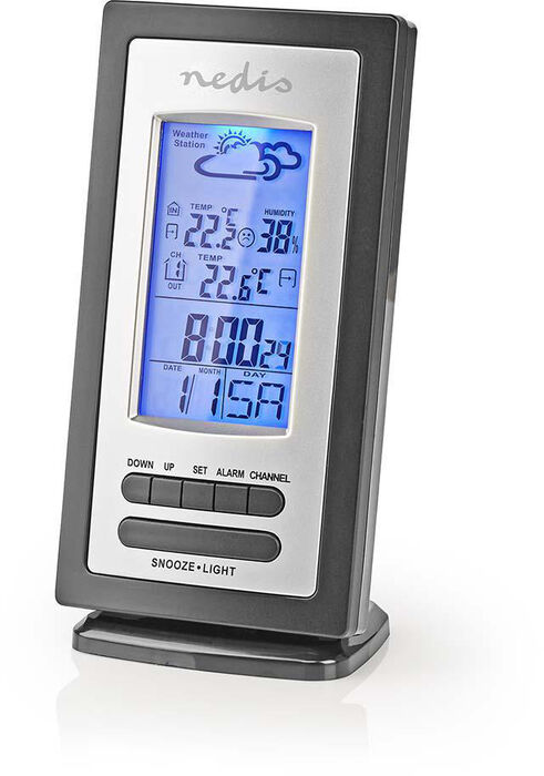 Nedis veðurstöð með rakamæli