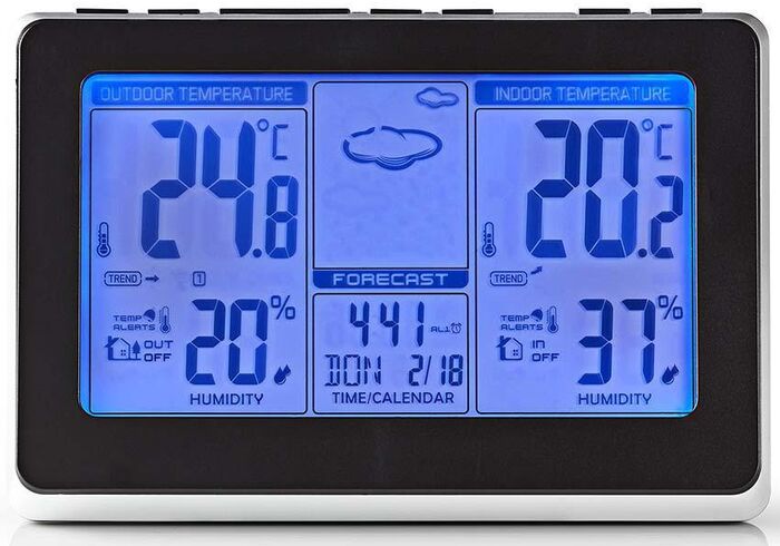 Nedis þráðlaus veðurstöð - Innan/utandyra