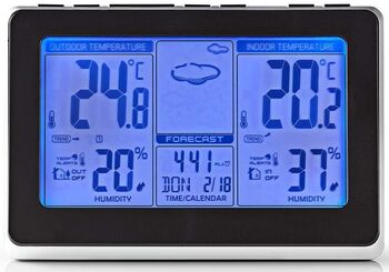 Nedis þráðlaus veðurstöð - Innan/utandyra