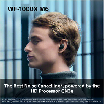 Sony WF-1000XM6 heyrnartól - Svört
