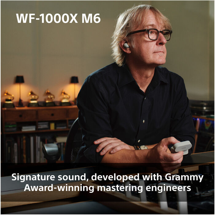 Sony WF-1000XM6 heyrnartól - Svört