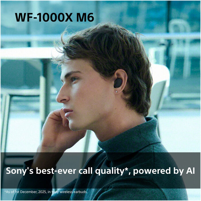 Sony WF-1000XM6 heyrnartól - Svört