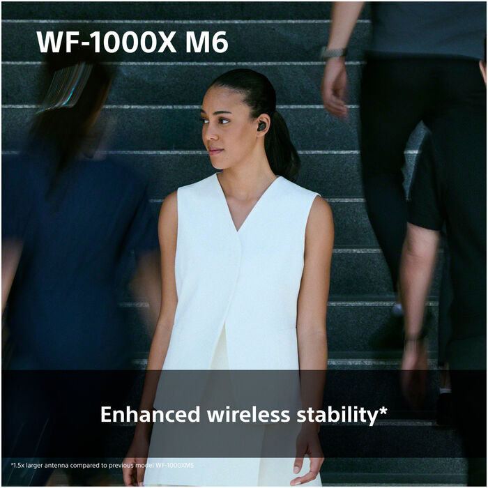 Sony WF-1000XM6 heyrnartól - Svört