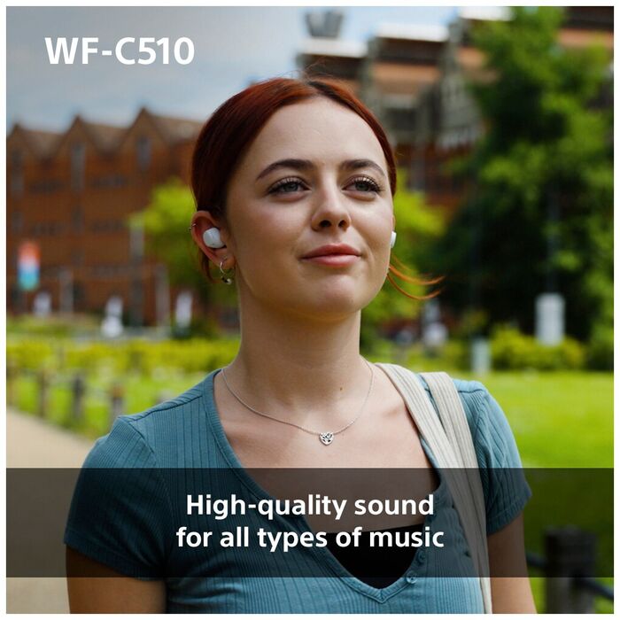 Sony WF-C510 þráðlaus heyrnartól - Hvít