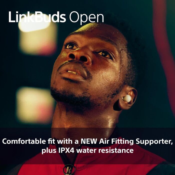 Sony LinkBuds Open þráðlaus heyrnartól - Svört