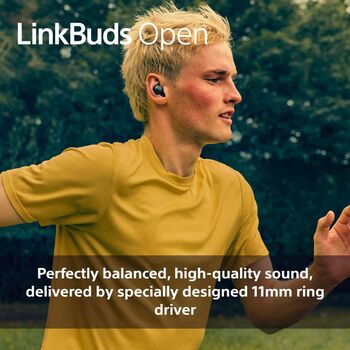 Sony LinkBuds Open þráðlaus heyrnartól - Svört