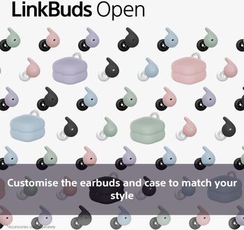 Sony LinkBuds Open þráðlaus heyrnartól - Svört