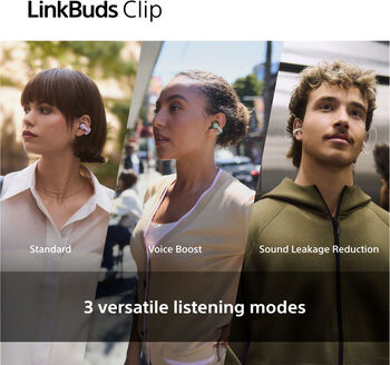 Sony LinkBuds Clip heyrnartól - Grá