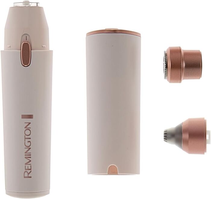 Remington BareMe 2-í-1 andlitsrakvél - Bleik