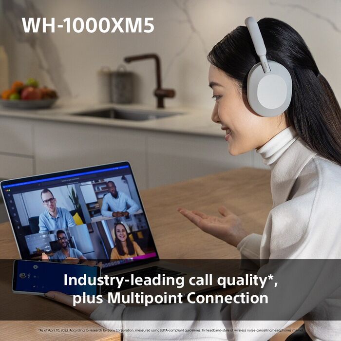 Sony WH-1000XM5 þráðlaus heyrnartól - Bleik