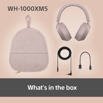 Sony WH-1000XM5 þráðlaus heyrnartól - Bleik