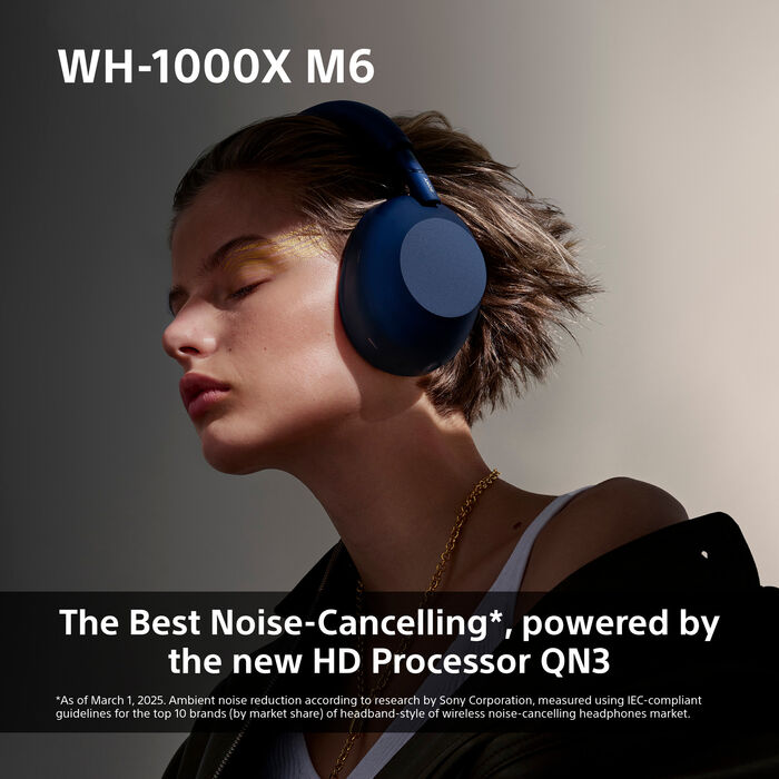 Sony WH-1000XM6 þráðlaus heyrnartól - Svört
