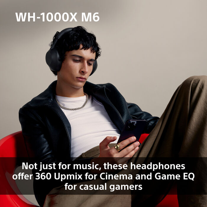 Sony WH-1000XM6 þráðlaus heyrnartól - Svört