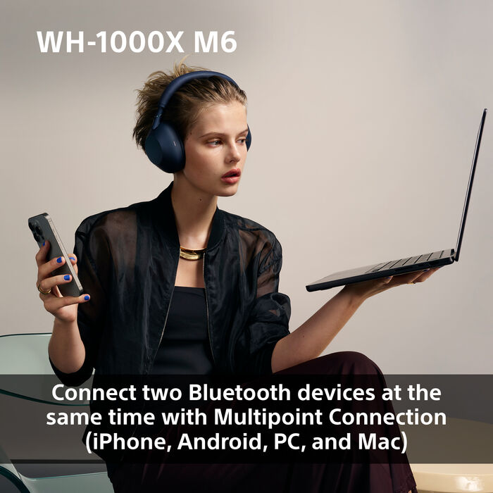 Sony WH-1000XM6 þráðlaus heyrnartól - Svört