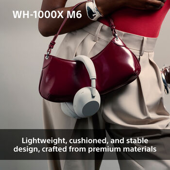 Sony WH-1000XM6 þráðlaus heyrnartól - Blá