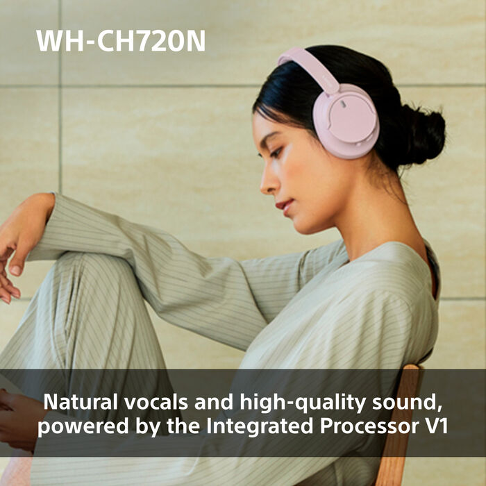 Sony WH-CH720N þráðlaus heyrnartól - Bleik