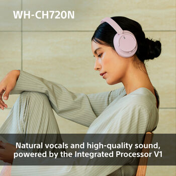 Sony WH-CH720N þráðlaus heyrnartól - Bleik