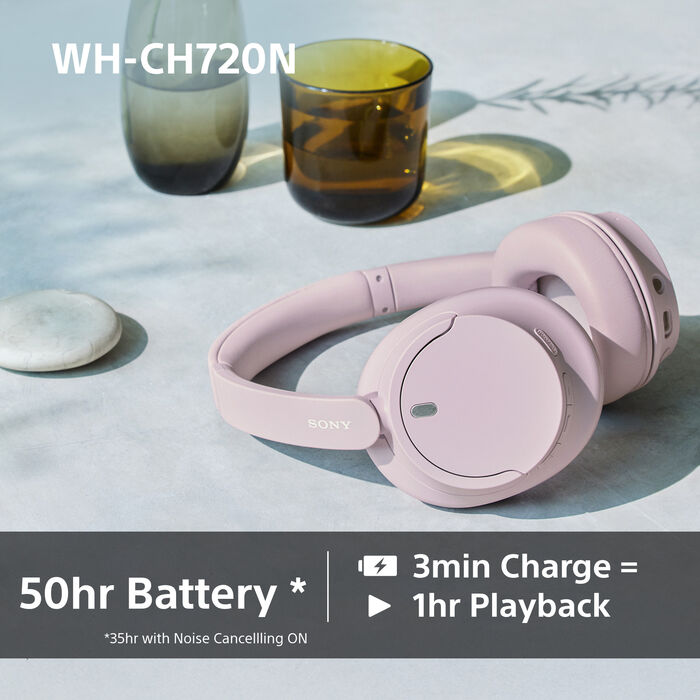 Sony WH-CH720N þráðlaus heyrnartól - Bleik