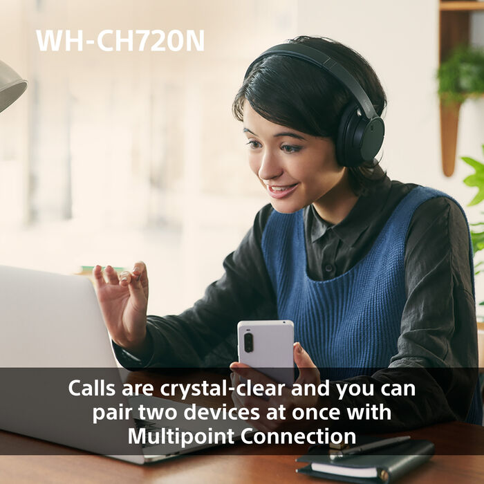 Sony WH-CH720N þráðlaus heyrnartól - Bleik