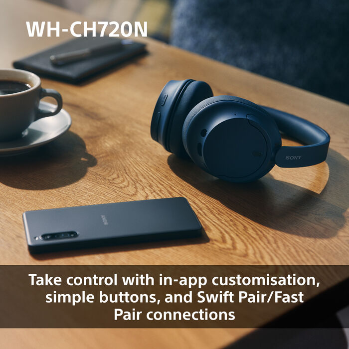 Sony WH-CH720N þráðlaus heyrnartól - Bleik