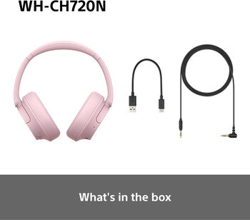Sony WH-CH720N þráðlaus heyrnartól - Bleik