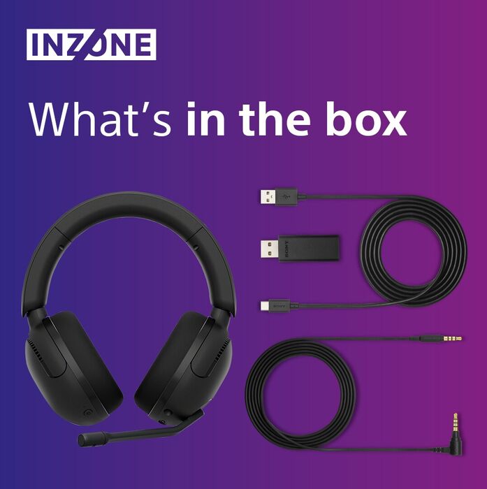 Sony Inzone H5 þráðlaus leikjaheyrnartól - Svört