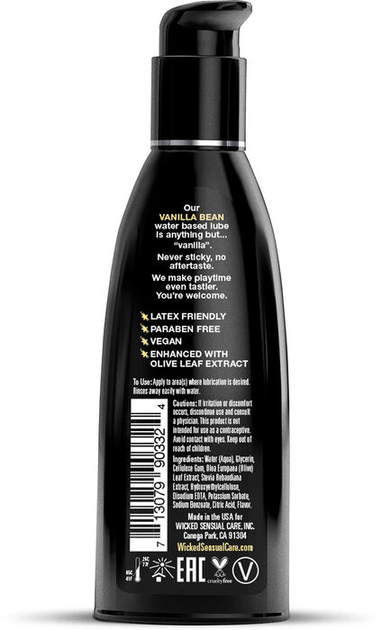 Wicked Vanilla Bean vatnssleipiefni - 60ml 