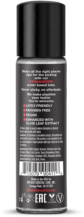 Wicked Strawberry vatnssleipiefni - 30ml 