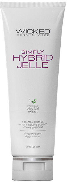 Wicked Simply Hybrid Jelle sílikonblandað vatnssleipiefni - 120ml 