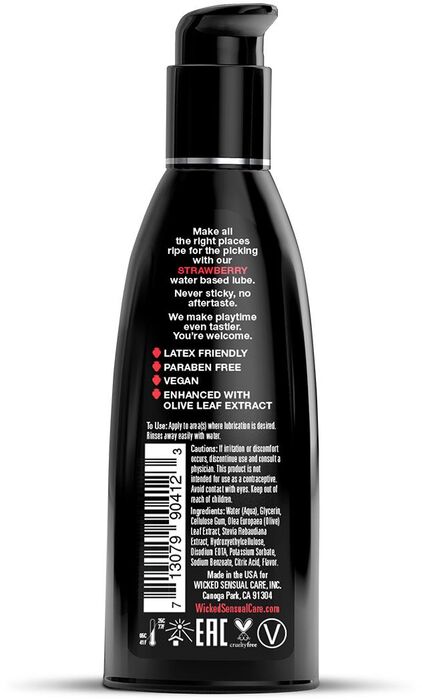 Wicked Strawberry vatnssleipiefni - 60ml 