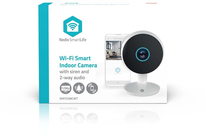 Nedis SmartLife öryggismyndavél 3MP - Hvít