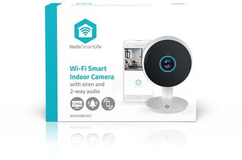 Nedis SmartLife öryggismyndavél 3MP - Hvít
