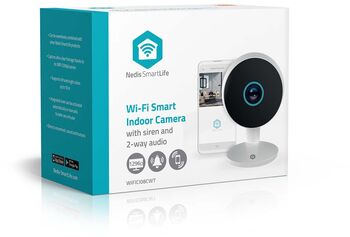 Nedis SmartLife öryggismyndavél 3MP - Hvít