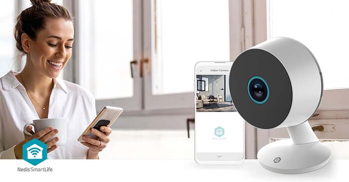 Nedis SmartLife öryggismyndavél 3MP - Hvít