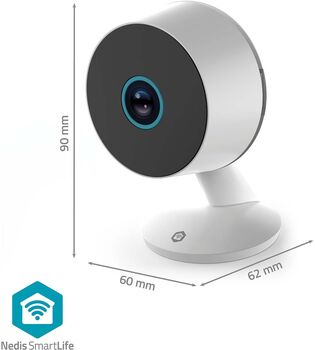 Nedis SmartLife öryggismyndavél 3MP - Hvít