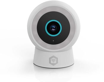 Nedis útiöryggismyndavél m. ljósi Full HD - Hvít