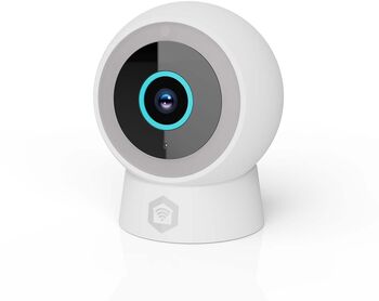 Nedis útiöryggismyndavél m. ljósi Full HD - Hvít